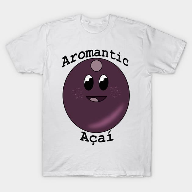 Aromantic Açaí T-Shirt by SentABearToSpace 